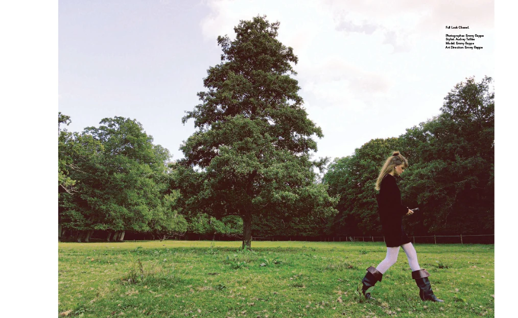 Lula Magazine (2020): Chanel editorial photographed and modelled by Emmy Rappe in Kalmar, Sweden, picture 7 of 7