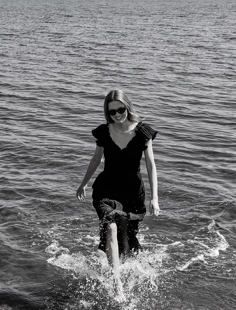J. Crew Instagram campaign photographed and modelled by Emmy Rappe in Kalmar, Sweden (2025), picture 4 of 5