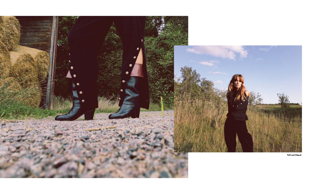 Lula Magazine (2020): Chanel editorial photographed and modelled by Emmy Rappe in Kalmar, Sweden, picture 6 of 7