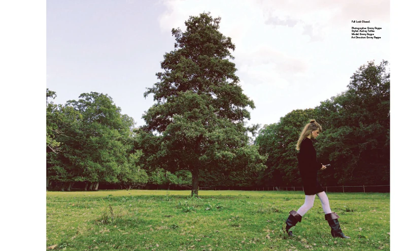Lula Magazine (2020): Chanel editorial photographed and modelled by Emmy Rappe in Kalmar, Sweden, picture 6 of 7