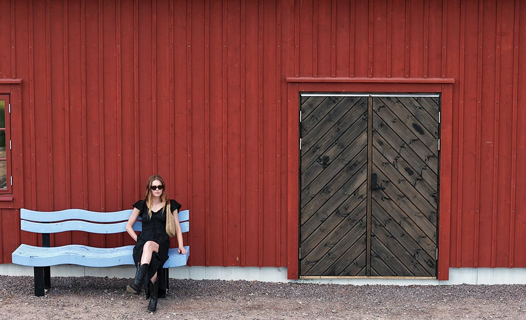 J. Crew Instagram campaign photographed and modelled by Emmy Rappe in Kalmar, Sweden (2025), picture 3 of 5