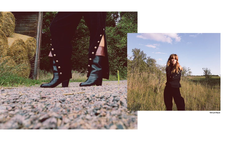 Lula Magazine (2020): Chanel editorial photographed and modelled by Emmy Rappe in Kalmar, Sweden, picture 5 of 7