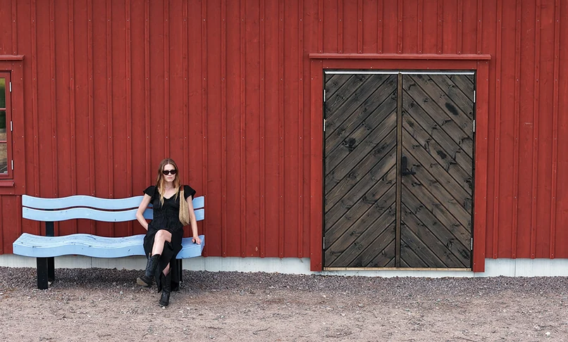 J. Crew Instagram campaign photographed and modelled by Emmy Rappe in Kalmar, Sweden (2025), picture 3 of 5